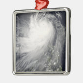 フィリピン諸島上空の台風ヌリ メタルオーナメント (左)