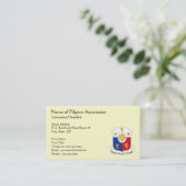 フィリピン連合の一般的な名刺 名刺 (スタンド正面)