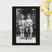 フィリピン1909年モロの兵士 カード (黄色い花)