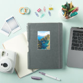 フィリピン イラスト 旅行 アート ヴィンテージ シール (iPadカバー)