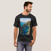 フィリピン イラスト 旅行 アート ヴィンテージ Tシャツ (正面フル)