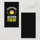 フィリピン-エクササイズエクストラライスグルメプン 名刺 (正面/裏面)