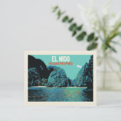 フィリピン、エル疑問に思ニド・自然、パラワン ポストカード (スタンド正面)