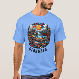 フィリピン+オロンガポ+市街地+スカイライン+友達 Tシャツ