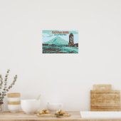 フィリピン、カグサワ遺跡、レガスピ、マヨン火山 ポスター (キッチン)