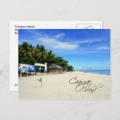 フィリピン・カニガオ島 ポストカード (正面/裏面)