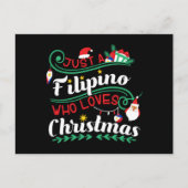 フィリピン – クリスマスを愛するフィリピン人 ポストカード (正面)