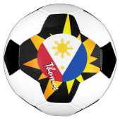 フィリピン・サッカー・フィリピン国旗/BANG サッカーボール (回転)