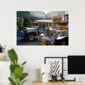 フィリピン・ジプニー。 ポスター (ホームオフィス)