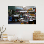 フィリピン・ジプニー。 ポスター (キッチン)