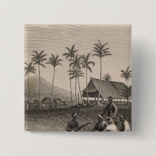 フィリピン、ソルー州モスク 缶バッジ (正面)