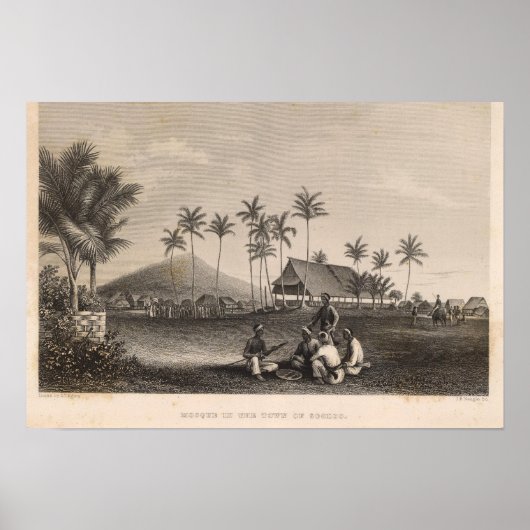 フィリピン，ソロオ，モスク ポスター (正面)