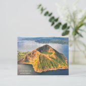 フィリピン タール火山のクレーター ポストカード (スタンド正面)