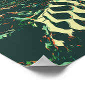 フィリピン、バナウエ・ルソン島の棚田 ポスター (角)