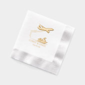 フィリピン パスポート 箔ナプキン (左)