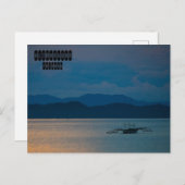 フィリピン・パラワンビーチ ポストカード (正面/裏面)