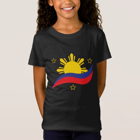 フィリピン フィリピノ ピノイ 国旗 Tシャツ (正面)