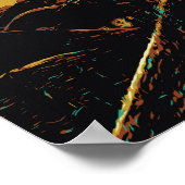 フィリピン、ボホール島のチョコレートヒルズポスト ポスター (角)