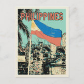 フィリピン、マニラ・イントラムロス、サンティアゴ砦 ポストカード (正面)