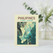 フィリピン、素晴らしいエルニドのボート、パラワン ポストカード (スタンド正面)