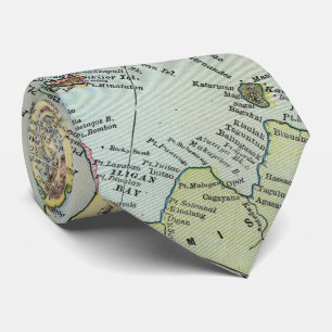 フィリピン(1898年)のヴィンテージの地図 ネクタイ