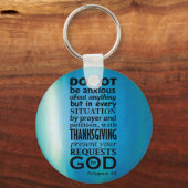 フィリピ人4:6 キーホルダー (正面)