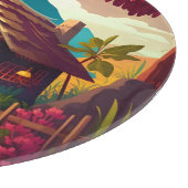 フィリピ伝統的ンハウス–36543 カッティングボード (角)