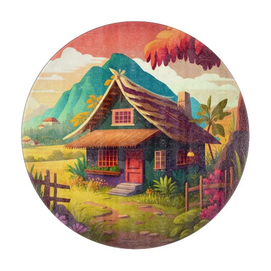 フィリピ伝統的ンハウス–36543 カッティングボード (正面)