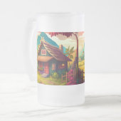 フィリピ伝統的ンハウス–36543 フロストグラスビールジョッキ (正面左)