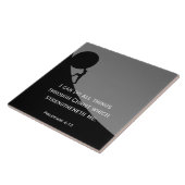 フィリピ書4:13聖書の詩篇 キリスト教徒 タイル (側面)