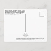 フィリピ考えア人の「聖なる書物、 経典はがき」4:6 ポストカード (裏面)