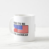 フィリピ誇りを持ったノアメリカ人 コーヒーマグカップ (正面左)