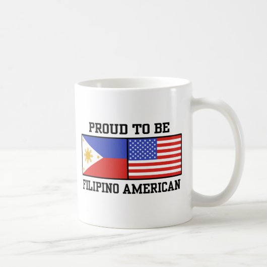 フィリピ誇りを持ったノアメリカ人 コーヒーマグカップ (右)