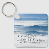 フィリピ 4:13 すべての事はキリストを通して聖書 キーホルダー (正面)