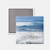フィリピ 4:13 すべての事はキリストを通して聖書 マグネット (正面/裏面)