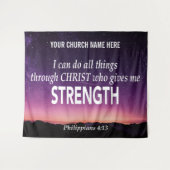 フィリピ 4:13 私はすべてのことができる 教会 タペストリー
