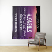 フィリピ 4:13 私はすべてのことができる 教会 タペストリー