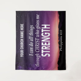 フィリピ 4:13 私はすべてのことができる 教会 タペストリー