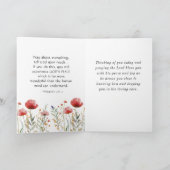 フィリピ 4:6-7 祈りを多く 心配を少なく 聖書の名言 カード (内部)