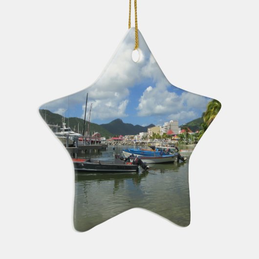 フィリプスブルク港サンマーテン セラミックオーナメント (右)