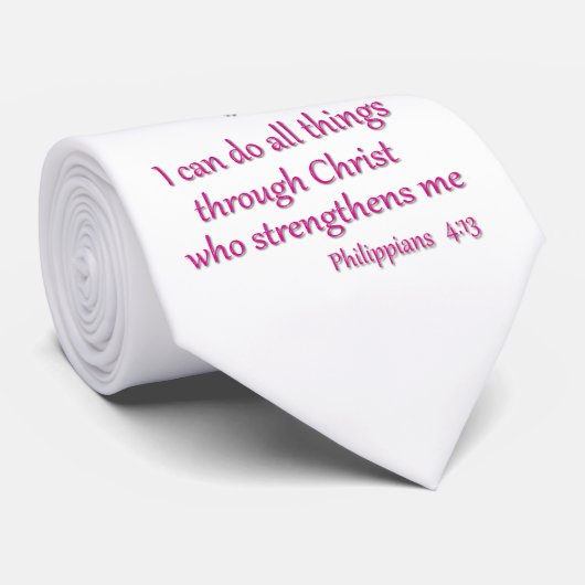 フィリペ4:16 ネクタイ (ロール)