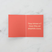 フィリング スチーム - 大胆な餃子ジョーク カード (内部)