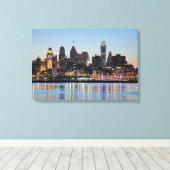 フィリーの夕日 キャンバスプリント (インサイチュ (ウッドフロア))