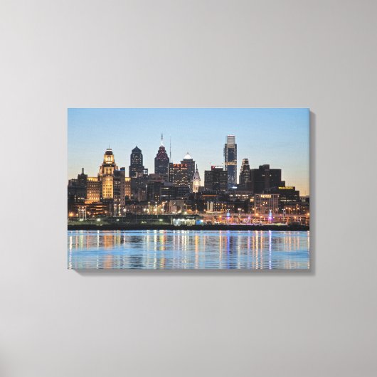 フィリーの夕日 キャンバスプリント (正面)