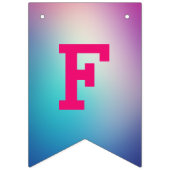 フィリーまたは子馬ピンクとブルーの性別がバントを明らかにする バンティングフラッグ (第2の旗)