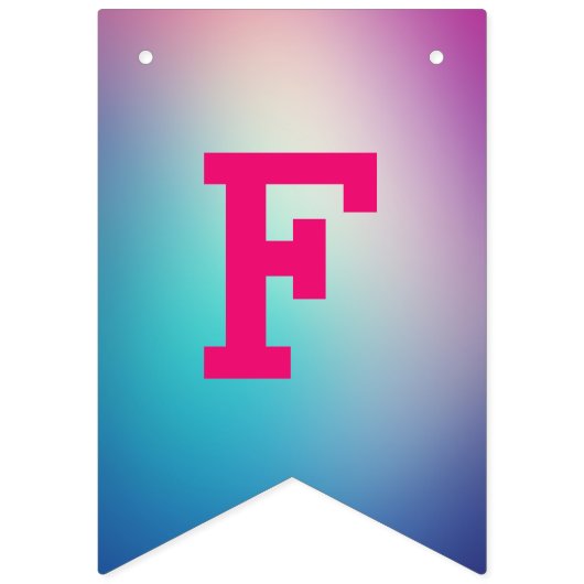 フィリーまたは子馬ピンクとブルーの性別がバントを明らかにする バンティングフラッグ (第2の旗)