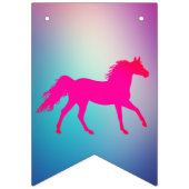 フィリーまたは子馬ピンクとブルーの性別がバントを明らかにする バンティングフラッグ (第1の旗)