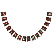 フィリーまたは子馬西部のスタイルジェンダーの明かす バンティングフラッグ (全)