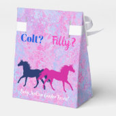 フィリーまたは子馬西部のスタイルジェンダーの明かす フェイバーボックス (裏面サイド)