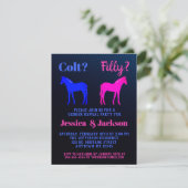 フィリーまたは子馬西部のスタイルジェンダーの明かす 招待状 (スタンド正面)